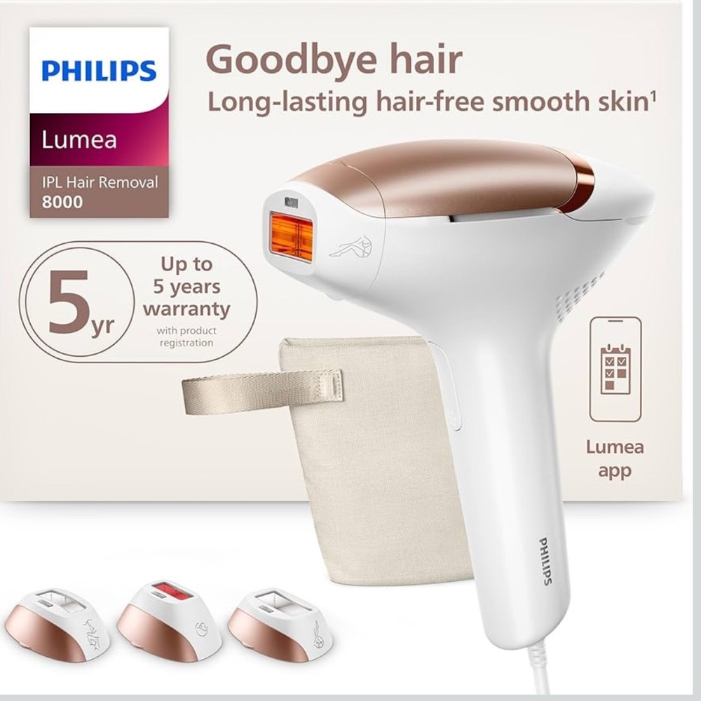BNIB Philips Lumea IPL Hair Removal Device